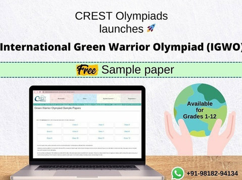 Enjoy the Free 1st grade Crest Green Olympiad Sample Paper - Annet