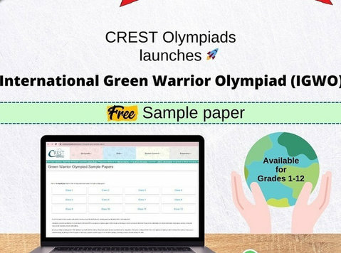 Get free sample paper for the 3rd grade Crest Green Olympiad - Друго