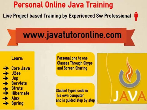 Private Online Java J2ee Training by 15 Yrs Sw Pro - Classes: Other