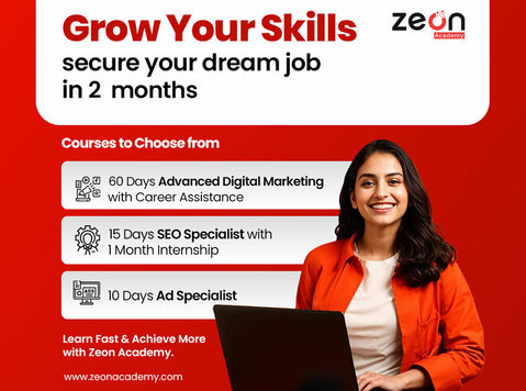 digital marketing training courses - zeon academy - Classes: Other