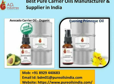 Best Pure Carrier Oils Manufacturer & Supplier in India - Frumuseţe/Moda
