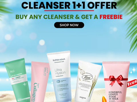 Buy Any Cleanser & Get A Freebie - Moda/Beleza