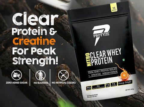 Nitro Clear Whey Protein | Best Whey Isolate in India | Prot - Beauty/Fashion