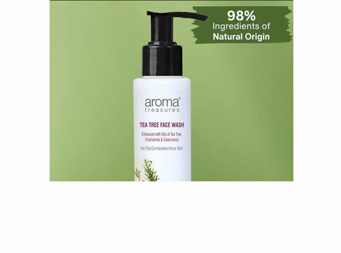 Revitalize Your Skin with Aroma Treasures Tea Tree Face Wash - Beauty/Fashion