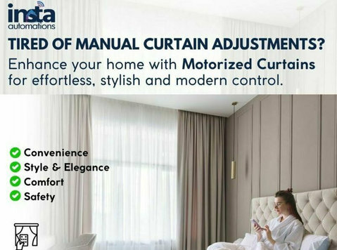 Automate Your Curtains – Comfort, Elegance & Safety in One T - Celtniecība/apdare