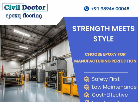 Epoxy Flooring Services in Coimbatore - Building/Decorating