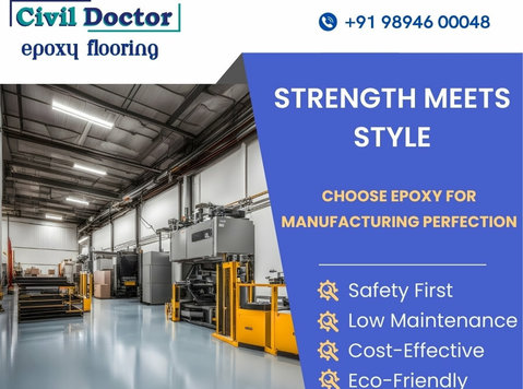 High-quality Epoxy Flooring Services in all over Tamilnadu - Bouw/Decoratie