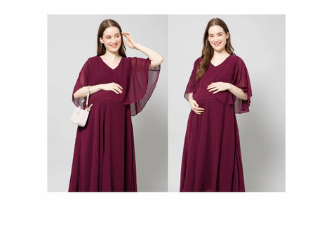 Buy Maternity Photoshoot Dresses | House Of Zelena™ - شرکای کسب و کار