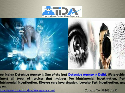 Highly Skillful Private Matrimonial Detective Agency in Delh - Obchodní partner