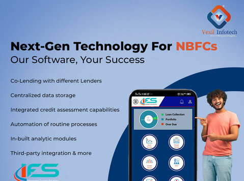 Empower Your NBFC Operations with Vexil Infotech's Premier - Tietokoneet/Internet