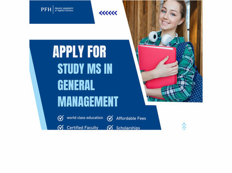 Apply Now For Ms in General Management! - עריכה/תרגום