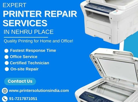Printer Repair Service In Nehru Place - Printer Solutions - Household/Repair