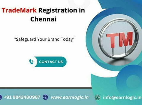 Trademark Registration in Chennai - Earnlogic - Право/Финансии