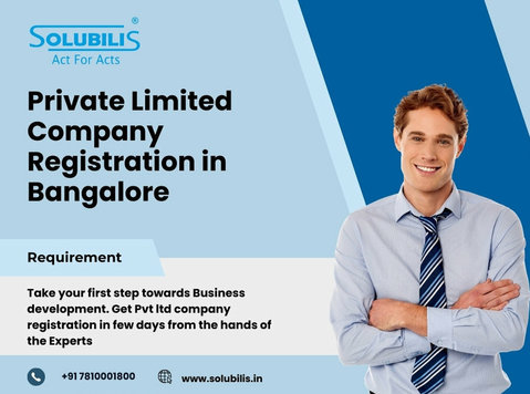 private limited company regisration in bangalore - Legal/Finance