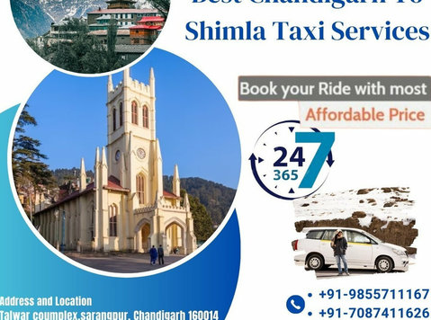 Chandigarh to Shimla taxi service - Przeprowadzki/Transport