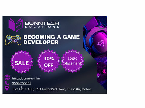 90% Off on Gamedevelopment at Bonntech Solutions,chandigarh - อื่นๆ