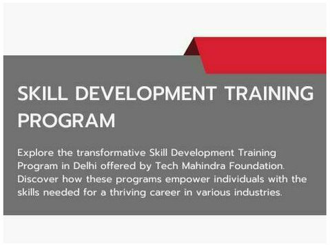 Best Skill Development Training Program in Delhi | Tmf - Друго