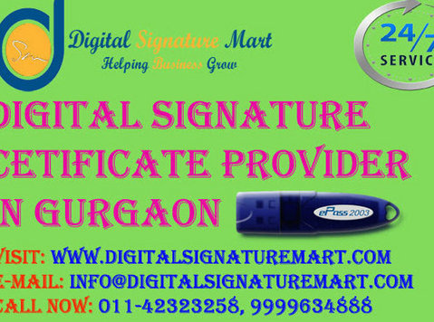 Buy Digital Signature Certificate Agency in Gurgaon - Autres