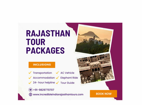 Expertly Crafted Rajasthan Tour Packages - Services: Other