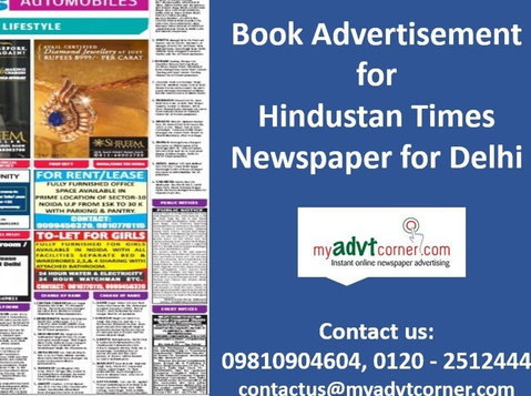 Hindustan Times Delhi Classified Ads - Altele