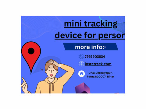 Mini Personal Tracking Device: Stay Connected and Safe Where - Inne