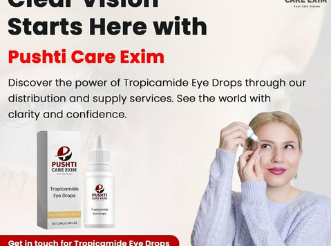 Ophthalmic Products Supplier in India - Pushti Care Exim - Останато
