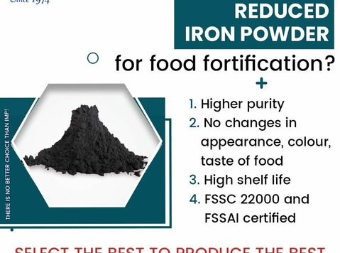 Reduced Iron Powder: A Leading Supplier in India - Останато