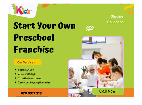 Start Your Own Preschool Franchise Invest in a Preschool - Services: Other