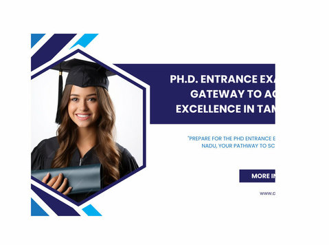 Tamil Nadu's PhD Entrance Exam 2024: Your Key to Academic - 기타