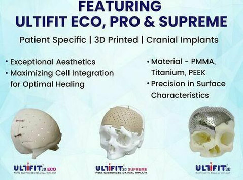 patient-specific cranial implants by 3dincredible - Iné