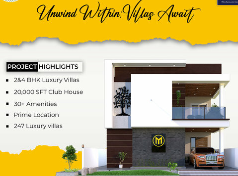 3bhk Luxury Villas in Kollur | Luxury Villas in Hyderabad - Inne