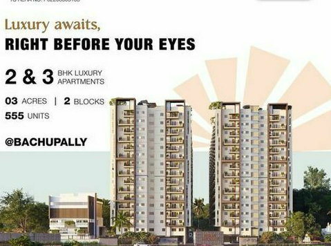 Gated Community Flats for Sale in Bachupally | The Twinz by - Altele