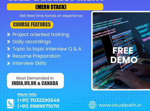 Mern Stack Training Course in Hyderabad | Mern Stack - ภาษา