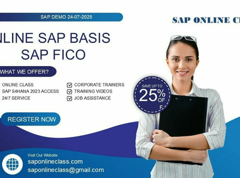 saponline class with sarver access - Language classes