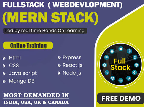Mern Stack Online Training in India | MERN STACK Training - Altele