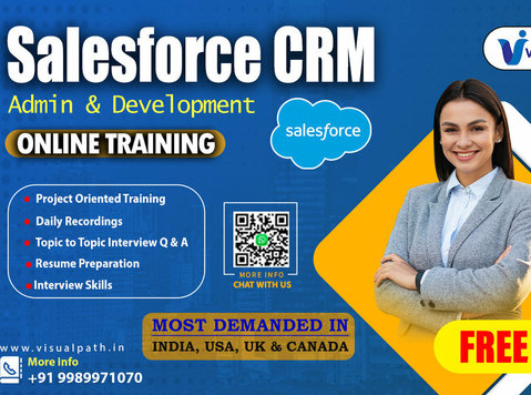 Salesforce Crm Online Training in India | Visualpath - Друго