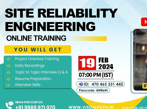 Site Reliability Engineering Online Training New Batch - Classes: Other