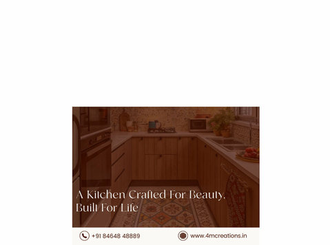 Elegant Modular Kitchen with Timeless Aesthetic Charm - Costruzioni/Imbiancature