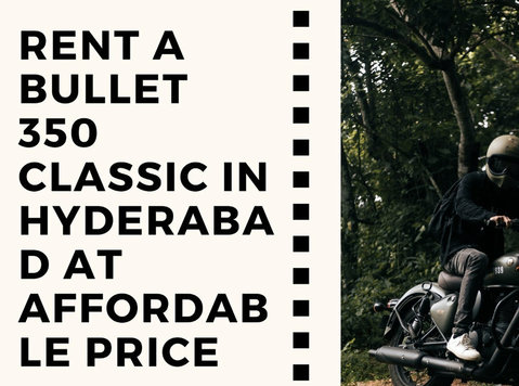 Rent a Bullet 350 Classic in Hyderabad at Affordable price - Autá/Motocykle