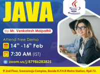 Attend a Free Demo On Core Java & Full Stack Java by Mr.venk - மொழி வகுப்புகள் 