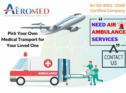 Aeromed Air Ambulance Service in Hyderabad-best Medical Team - Moda/Beleza