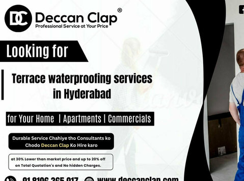 Terrace waterproofing services in Hyderabad - Κηπουρική