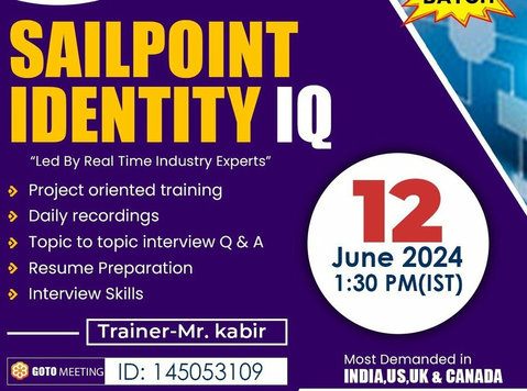 Sailpoint Identity Iq Online Training New Batch - Muu
