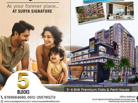 Top builders and developers in Patna at Surya Signature - Celtniecība/apdare