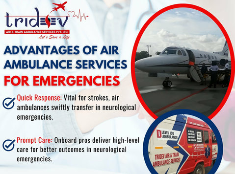 Tridev Air Ambulance In Services Varanasi - Medical Flight - Другое