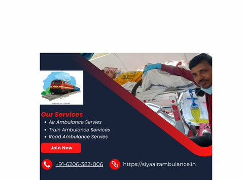 Siya Air and Train Ambulance Services in Patna with Best Med - Ljepota/moda