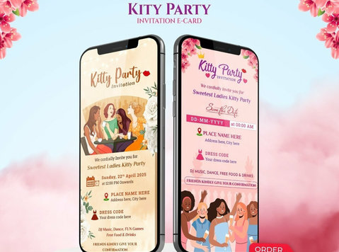 Create Stunning Kitty Party Invitations with Videogiri - Iné