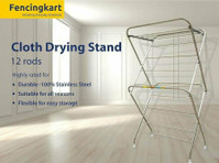 Fencingkart Stainless Steel Foldable Clothes Drying Rack - Muu