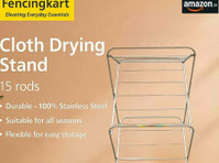 Fencingkart Stainless Steel Foldable Clothes Drying Rack - Muu