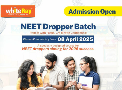 neet dropper batch 2025 – join whiteray institute - Друго